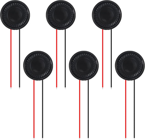 6Pcs 8 Ohm 2W Speaker 8ohm Round 28mm Loud Speakers Compatible with Small Loudspeaker Audio MP3 MP4 Player Speaker...