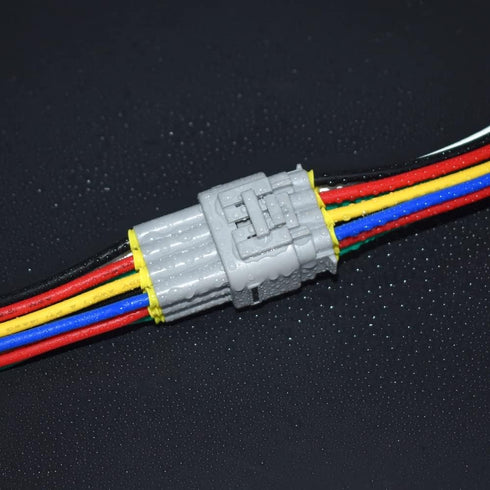 CULMKARI 12Pin 14AWG Waterproof Plug Connector Pigtail Cable Fits for all kinds of lighting system (12 Pin)...