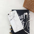 for iPhone 8 Case, iPhone 7 Case, iPhone SE Case, White Grey Marble Pattern Design, Slim Fit Soft TPU Full-Body Protective Cover Case for iPhone S...