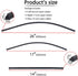 Replacement for Honda CR-V 2007-2011, OTUAYAUTO Windshield Wiper Blade Refills - Replace OEM: 76622STKA02, 76632SWAJ02, 76632S2K004...