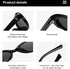Vintage Small Oval Sunglasses for Women Men 90s Sunglasses Narrow Eyeglasses UV400 Protection 2 Pack...