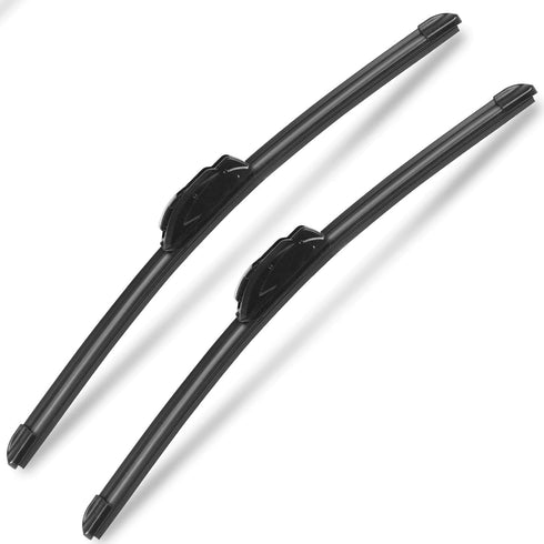 AUTOBOO OEM Quality 28" + 17" Premium All-Seasons Durable Stable And Quiet Windshield Wiper Blades 2 Pack (pair for front windshield)...