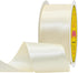 Double Face Ivory Satin Ribbon 1-1/2 inch X 25 Yards Polyester Ivory Ribbon for Gift Wrapping Very Suitable for Weddings Party Hair Bow Invitation...