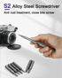 Precision Screwdriver Set,24 in 1 Magnetic Screwdriver,Mini Screwdriver Set with 24pcs S2 Steel Bits,Small Screwdriver Set,Small Tool Kit for Comp...