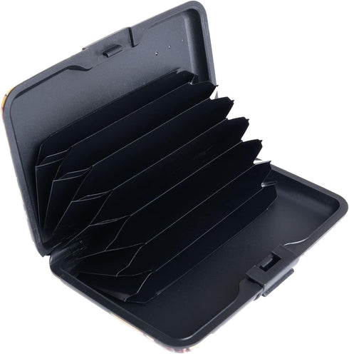 Mini Aluminum Cards Wallet RFID Credit Card Holder RFID Credit Card Case Bussiness Card Case Metal ID Case for Men Women-The Sunflowers...