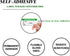 Self Laminating Calibration Labels 2 X 1 Inches - Write-on Calibration Stickers with Cover for for NIST Calibration, ISO-900 Calibration 128 Label...