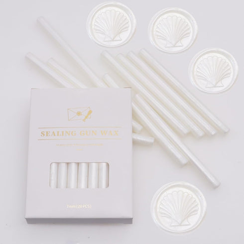 40 Pcs Glue Gun Sealing Wax Sticks for Wax Seal Stamp, Sealing Glue Gun Sealing Wax Sticks Mini Glue Stick, Great for Wedding Invitations,Christma...