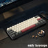 Happy Balls PBT Doubleshot Keycaps Cherry Profile Key Caps US-ANSI Layout for 61/68/75/81/84/87/98/104/108 MX Switches Mechanical Keyboards(Beige ...