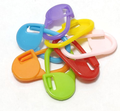 60Pcs Colorful Knitting Markers Crochet Clips Crochet Pins Bulk Stitch Markers Locking Stitch Knitting Place Markers DIY Craft Plastic Safety Pins...