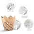 200pcs Tulip Cupcake & Muffin Tins Liners, 2” Standard Newspaper Pattern Paper Baking Cups Nature and White...