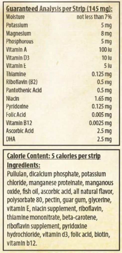 Multi Vitamin for Puppies 30 Fast-Acting Strips (21005)...