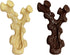 2 Pack Dog Chew Toys for Aggressive Chewers,Boredom and Stimulating Best Dog Toys for Medium/Large Breed,Tough Almost Indestructible Dog Bones for...