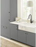 Amerock | Cabinet Pull | Matte Black/Polished Nickel | 5/8 inch (16 mm) Center to Center | Transcendent | 1 Pack | Drawer Pull | Drawer Handle | C...