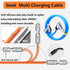 2 Pack USB C to C Cable 5ft-Fast Charger-Chubby Silicone 4 in 1 USB C Charging Cable USB A/Type C to Multi-Charger Cable & Data Sync,480Mbps for P...