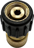 Simpson Cleaning 7200068 Replacement QC Socket for Pressure Washer Pumps Up to 4500 PSI, Brass, Female M22, Gold...