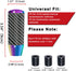 3.5 Inch/9cm Neo Chrome Weighted Shift Knob Carbon Fiber Shift Knob Automatic Shift Knob with 8/10/12mm Adapters fit for Manual and Buttonless Aut...
