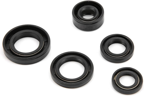 Engine Oil Seal Replacing Engine Oil Seal 5Pcs, 110cc 125cc 140cc Engine Crankshaft Seal Gear Crank Case Oil Seal for PIT PRO Trail Quad Dirt Bike...