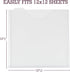Samsill Scrapbook Storage Organizer Folders 12x12 Inch, 12 Pack, Paper Files with Customizable Tabs, Includes 12 Blank White tabs, Top-Loading, He...