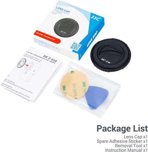 JJC V10 Lens Cap Cover, Protective Lens Cap for Canon PowerShot V10 Vlog Camera, Canon V10 Lens Protector, Rotation for Open & Close, Anti-Lost,An...