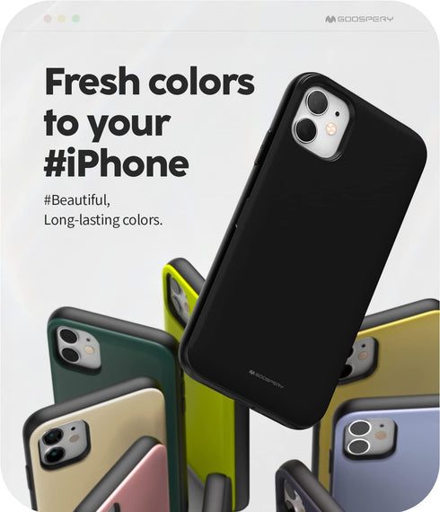 GOOSPERY Magnetic Door Bumper Compatible with iPhone 11, Wallet Case with Card Holder, Protective Dual Layer Bumper Phone Case - Black...
