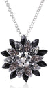 Spidergirl Black Dahlia Crystal Pendant Necklace Gift from Michel Jones Necklace Jewelry (Big)...