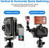 DSLR Camera L Bracket Quick Release Plate, Universal Application, Lightweight, Compatible with Canon Nikon Sony DJI Ronin Zhiyun Stabilizer Tripod...