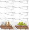 NORJIN 8 Pcs 8 Inch Metal Pegboard Hooks, Shelf Peghooks Peg Hooks Pegboard Accessories for Workbench, Kitchen, Garage, Retail Shop, Office and Ki...