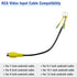 10Pin RCA Wiring Harness Connector for Android Car Stereo Radio Backup Camera RCA Video Input Adapter Replacement Cable...