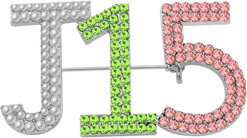 Pink and Green Pin Sorority Brooch Greek Life Sorority Gift Graduation Gifts...