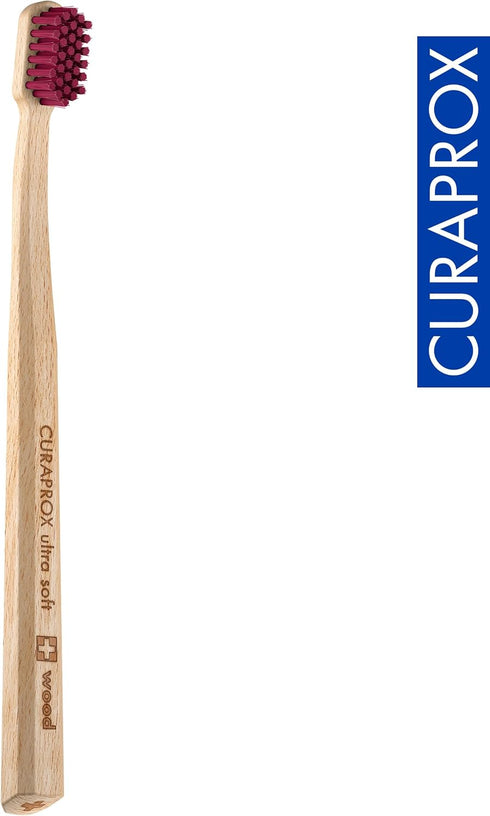 Curaprox Wood Ultra Soft Toothbrush, Assorted Color...