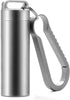 TISUR Portable Pill Cases, Metal Titanium Pill Holder Pocket Pill Box Keychain Waterproof Pill Bottle Medicine Organizer Case Container for Travel...