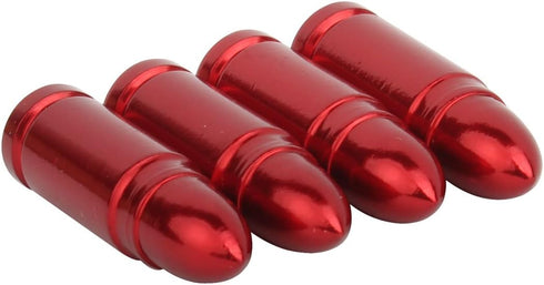 TOMALL Valve Stem Caps Red Bullet Compatible with Pickup SUV Tires...