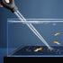 Fish Tank Cleaning Waste Remover, 30ml Dropper Pipette for Aquarium Cleaning Tools, Manual Fish Tank Cleaner Water Changer, Black Fish Tank Rock C...