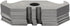 Hook Blade Utility Knife, SK5 Carbon Steel Replacement Blades with Plastic Case (30pcs)...