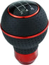 Red Shifter Gear Knob 5 Speed Leather Ball Shift Knob for Most Manual Automatic Vehicles...