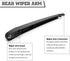 Rear Wiper Arm Blade Nut Set Replacement for Hyundai Veracruz 2007-2012 IX55 2006-2012, Rear Wiper Cover Accessories Assembly, Wiper Cap Set for B...