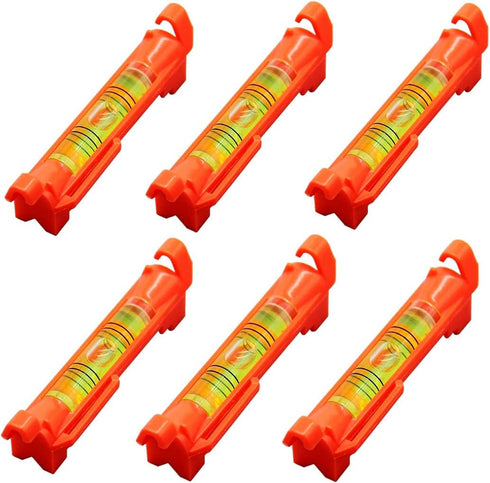 6x Hanging Bubble Line Level Tool Construction String Level Thread Level Small Horizontal Rope Bubble Spirit Levels for Leveling Ground, Brick Wor...