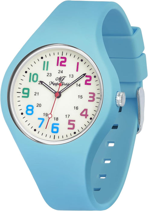 Nurse Watch for Men Women Silicone Analog Quartz Watch with Second Hand Luminous Watch for Women Wrist Watch Simple Casual Watch Easy to Read Wate...