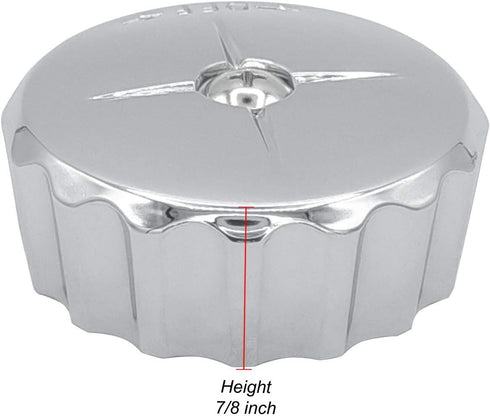 Shower Volume Control Metal Handle Replacement for Mixet Handles, Stainless Steel Heavy Duty Polished Chrome Finish...