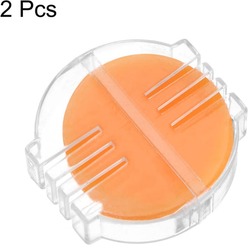 2pcs Beeswax Thread Conditioners Thread Wax Block with Plastic Box for Quilting Sewing, Embroidery Wax Sewing Supplies, Golden...