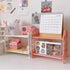 Desktop Rack Cosmetic Stationery Storage Holder, 2-Tier Multifunctional Plastic Shelf Makeup Organizer for Skincare Office Kitchen Bedroom Bathroo...