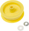 GE WE12X81 Genuine OEM Idler Pulley Wheel for GE Dryers...