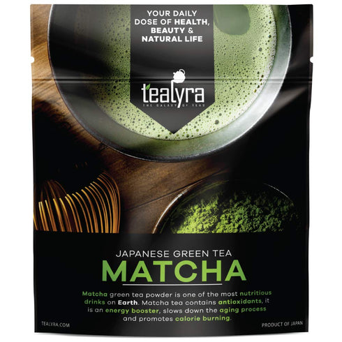 Tealyra - 3.50-ounce - Samurai Ceremonial Grade Japanese Matcha Green Tea - Best Pure Matcha Powder - Kyoto, Japan - Best Healthy Drink - Hight An...