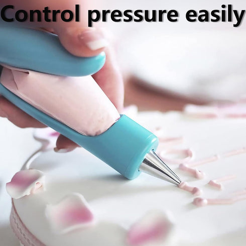 Cake Decorating Pen Tool Kit Pastry Bag DIY Cake Deco Tools Kit Pastry Icing Pen Piping Kit Bags(Blue)...