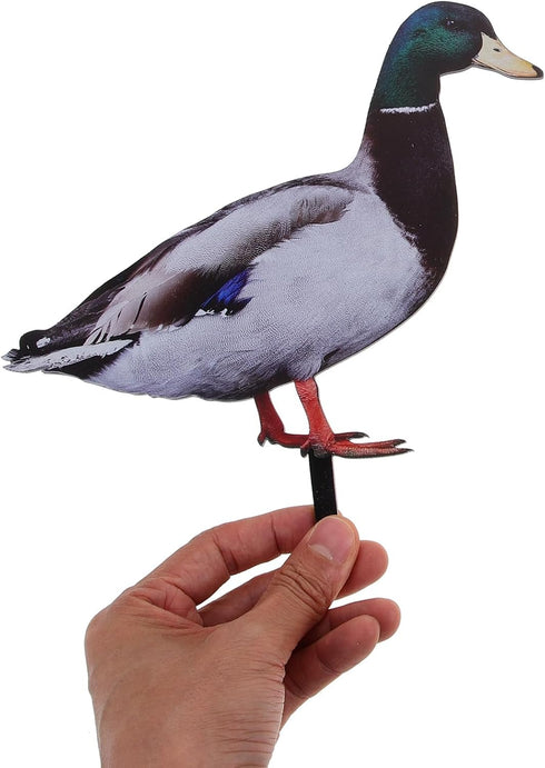 6pcs Garden Decoration Insert Easter Figurines Back Yard Decor Yard Decoration Duck Lawn Sculpture Stake Duck Yard Sign Backyard Decor Animal Inse...