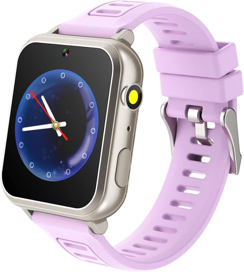 Kids Smart Watch for Boys Girls 6-12 with Pedometer Audio Book Camera Music Player Birthday Present Christmas (Silver Frame Purple)……...