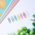 200 Paper Clips 28mm Colorful Paper Clips,Small Paper Clips Reusable Paper Clips for School, Office, Folders, Bookmarks, DIY Albums, Etc...