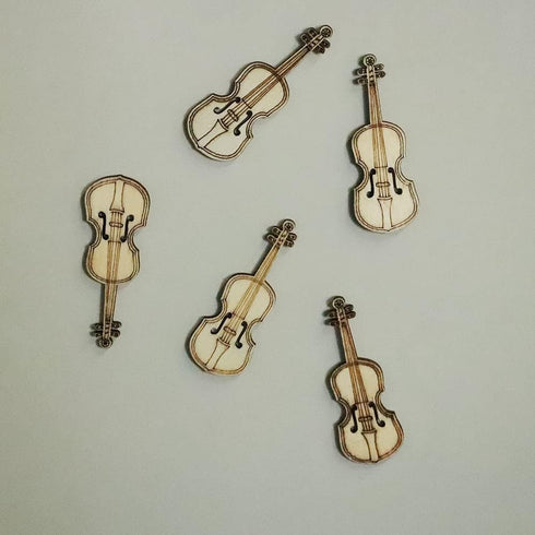 Guitar Magnets Refrigerator, JruiZhp16 Pcs Lovely Violin Shaped Magnets Magnetic Home Decoration, for Office Whiteboard Magnet, Cabinet Magnet, Di...