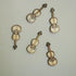 Guitar Magnets Refrigerator, JruiZhp16 Pcs Lovely Violin Shaped Magnets Magnetic Home Decoration, for Office Whiteboard Magnet, Cabinet Magnet, Di...