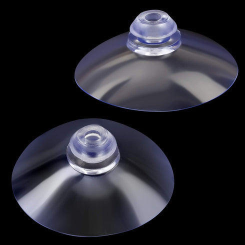 ANCIRS 30 Pack 40mm Suction Cups for Glass Table Tops, Rubber Transparent Anti-Collision Sucker Pad Without Hooks for Home Decoration...